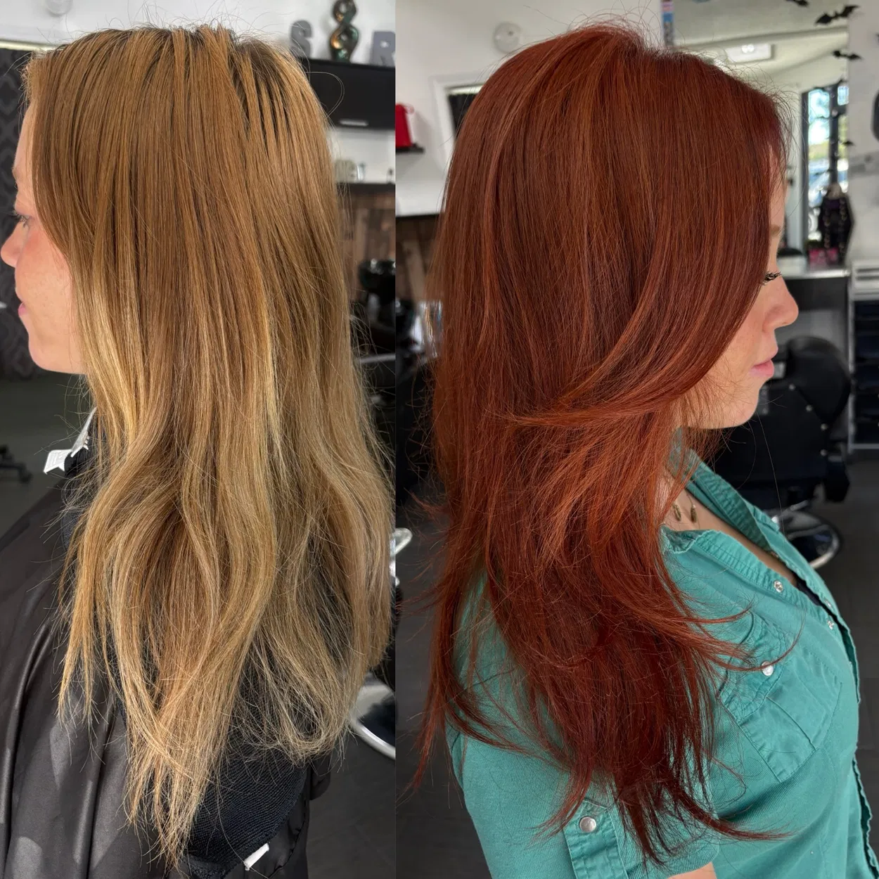 Copper red transformation