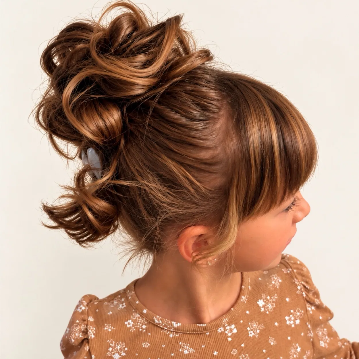 Whimsical occasion updo