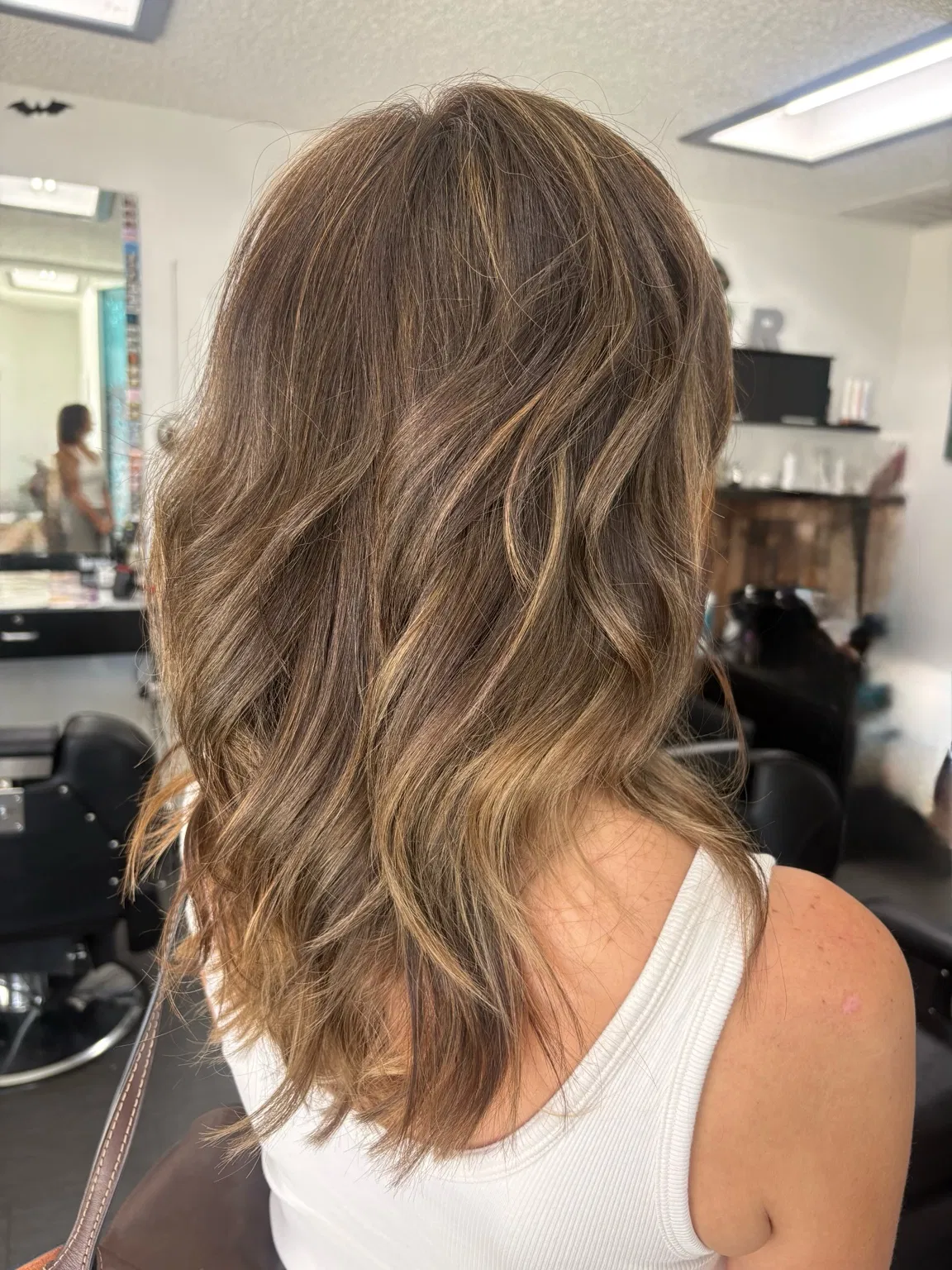 Soft brunette balayage