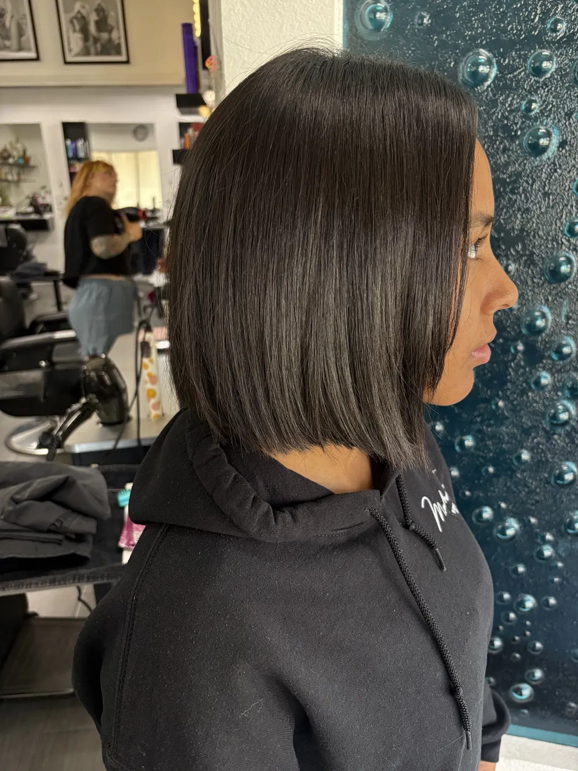 Sleek precision bob